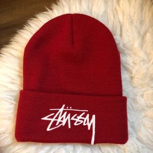 Stussy Cuff Beanie Red